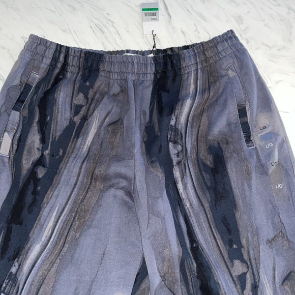 Calvin Klein Standard Logo Printed Joggers Marbled Blue sweatpants new nwt L - Picture 5 of 8